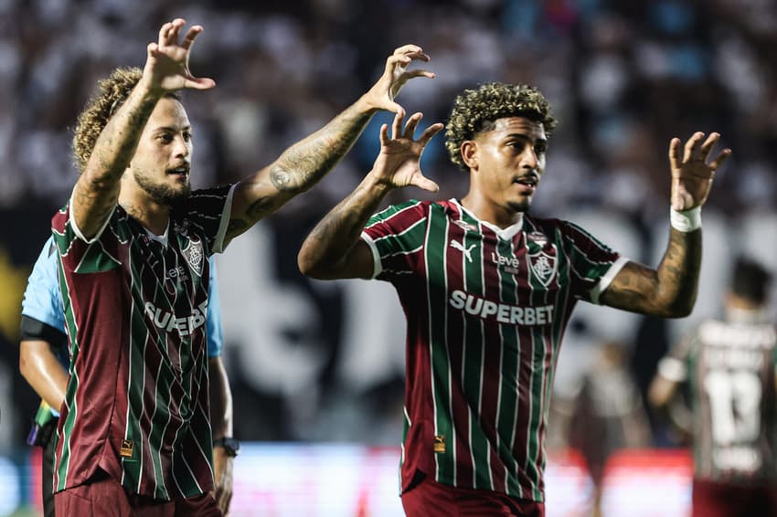 O Fluminense venceu o Santos por 3 a 2 pelo Brasileirão, após uma semana conturbada, marcada por protestos da torcida (Foto: Lucas Merçon / Fluminense FC)