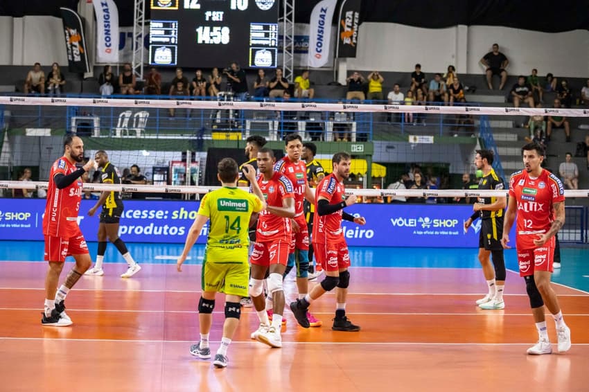 Praia Clube x Campinas pela semifinal da Superliga Masculina 25/26 (Foto: Bruno Cunha)