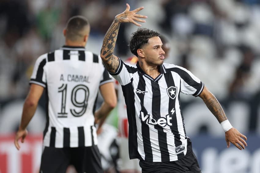 Mateo Pote comemora gol do Botafogo (Foto: Vítor Silva/Botafogo)