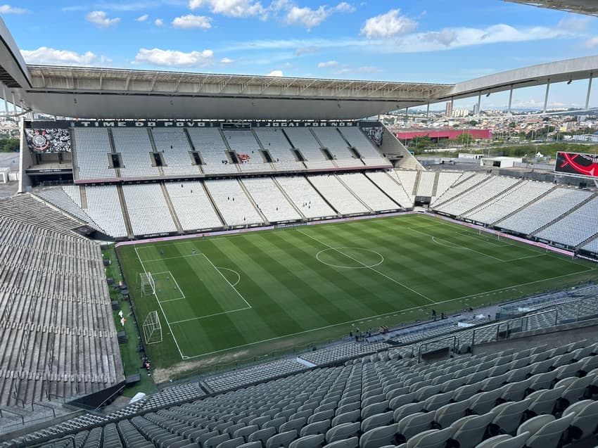 A Neo Química Arena é o palco do Derby entre Corinthians e Palmeiras pela 11ª rodada do Brasileiro