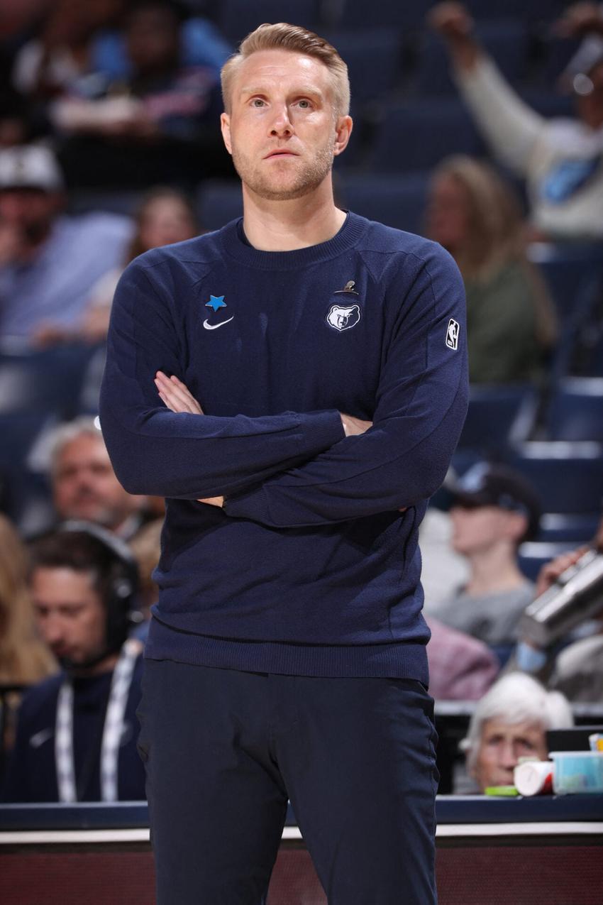 Tuomas Iisalo, técnico do Memphis Grizzlies (Foto: Joe Murphy/NBA Entertainment/Getty Images)