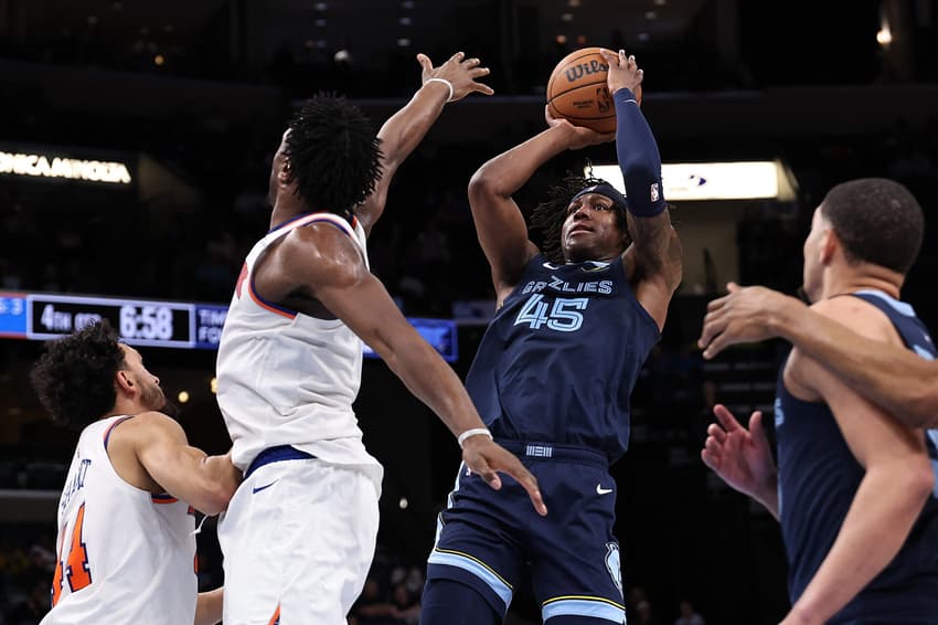 New York Knicks x Memphis Grizzlies pela NBA 25/26 (Foto: Justin Ford/Getty Images)