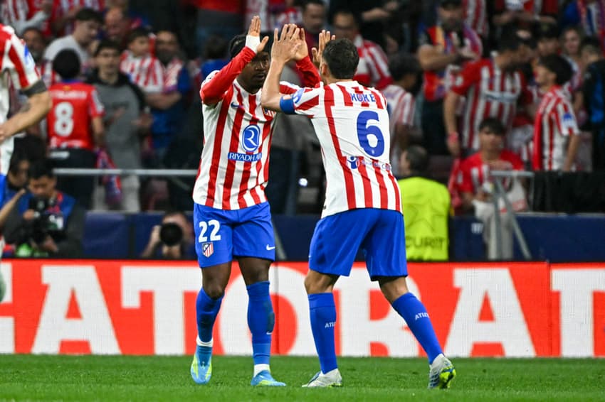 O Atlético de Madrid eliminou o Barcelona da Champions League (Foto: Javier SORIANO / AFP)
