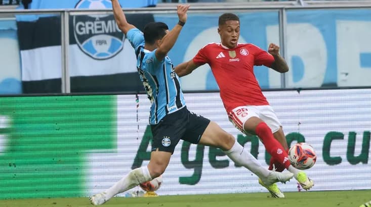 Inter e Grêmio estão empatados em pontos no Brasileirão (Foto: Reprodução/Internacional)