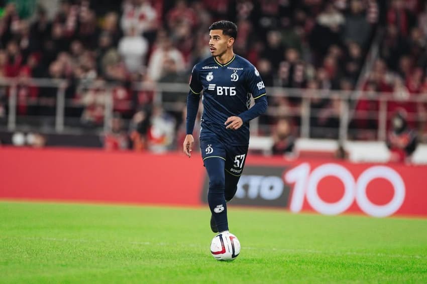 David Ricardo em ação pelo Dínamo Moscou (Foto: Reprodução/Instagram)