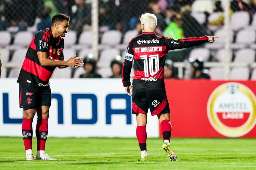 Flamengo estreou com vitória no Peru (Foto: Gilvan de Souza/Flamengo)