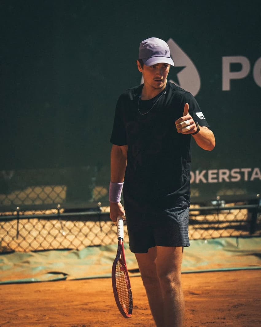 João Fonseca em treino em Monte Carlo (Reprodução)