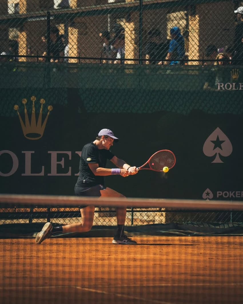 João Fonseca em treino em Monte Carlo (Reprodução)