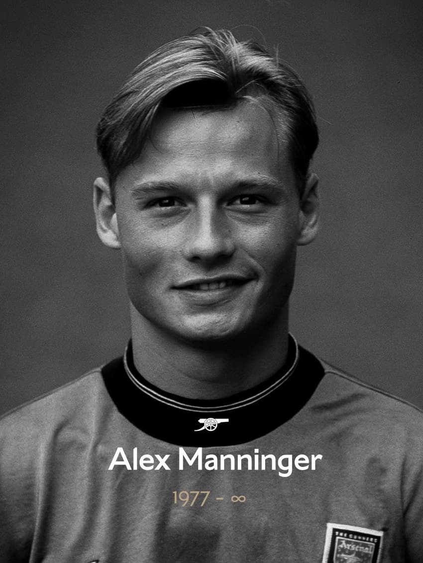 Homenagem do Arsenal para o ex-goleiro Alex Manninger (Foto: Reprodução)