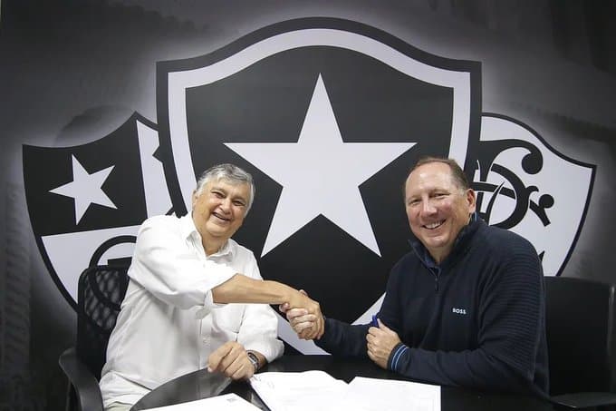 Durcesio Mello e John Textor (Foto: Vítor Silva/BFR)