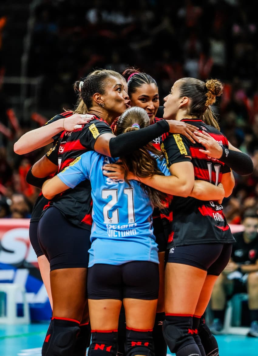 Sesc Flamengo x Mackenzie pelas quartas de final da Superliga Feminina 25/26 (Foto: Rafael Arantes)