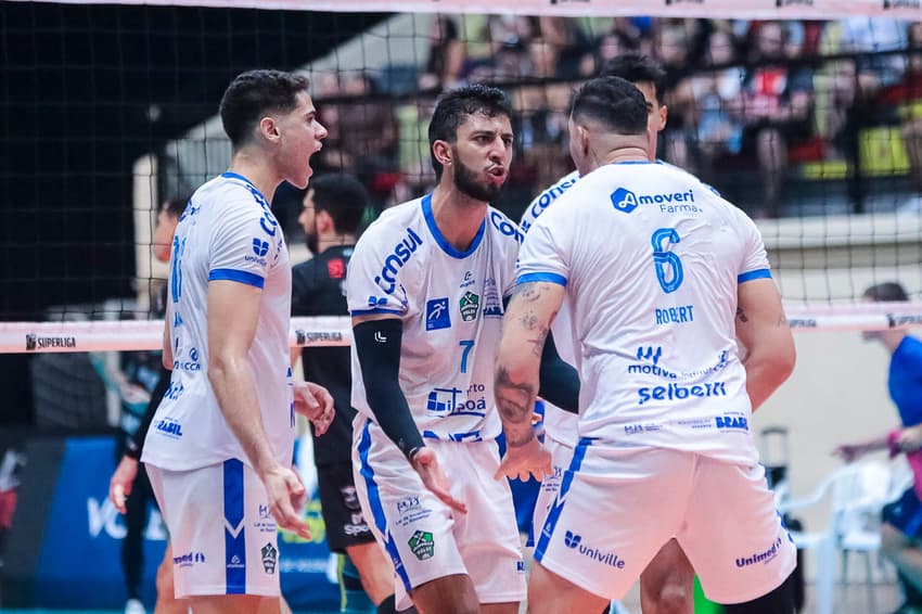 Joinville x Guarulhos pela Superliga Masculina 25/26 (Foto: Thamyres de Oliveira)