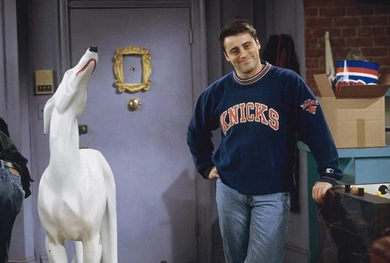 Joey Tribbiani, personagem de Friends, que torcia para o Knicks (Foto: Reprodução/Redes Sociais)
