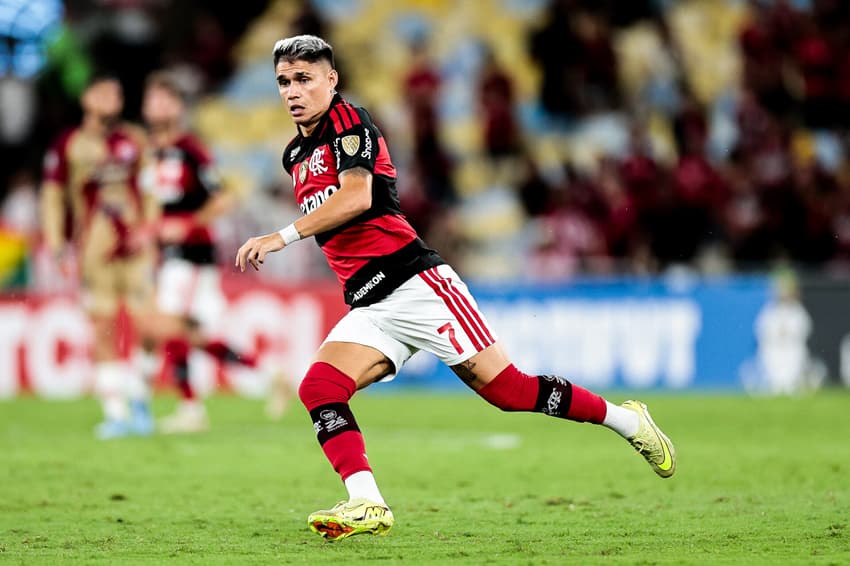 Luiz Araújo virou assunto nas redes sociais (Gilvan de Souza/Flamengo)