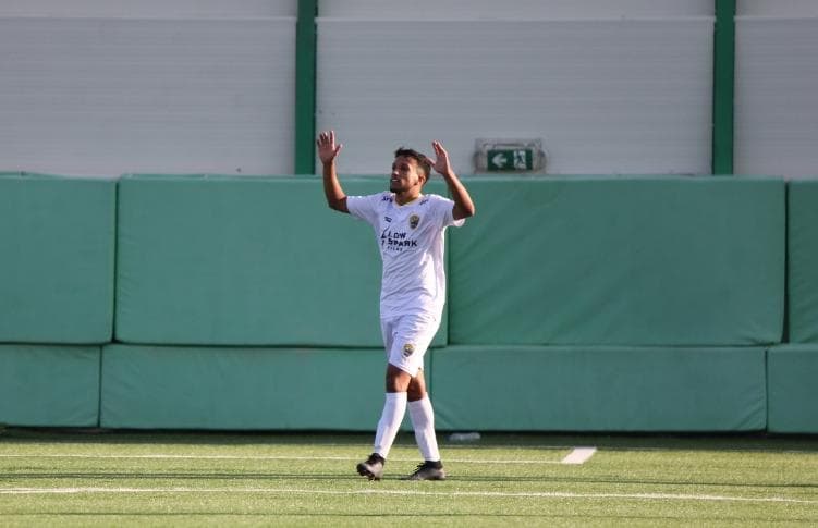 Medrado celebra gol pelo Miami Dade (Foto: Roberto Linck Sr/Miami Dade)