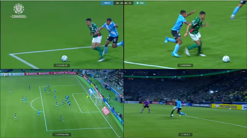 Conmebol divulga áudio do VAR em pênalti marcado para o Palmeiras na Libertadores