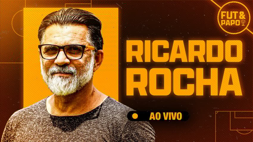 Ricardo Rocha foi o convidado do Fut&amp;Papo (Arte: Lance!)