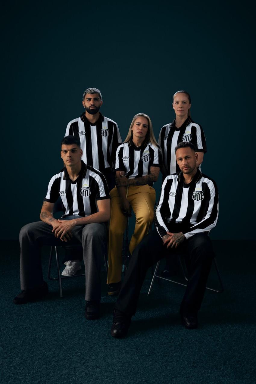 Santos lança novo uniforme 2 para esta temporada. (Foto: Raul Barletta/ Santos FC)