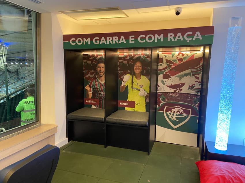 Detalhes da sala sensorial do Maracanã (Foto: Pedro Brandão/ Lance!)