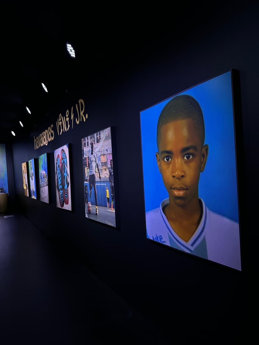 Foto de Vini Jr na infância (Foto: Lucas Bayer/Lance!)