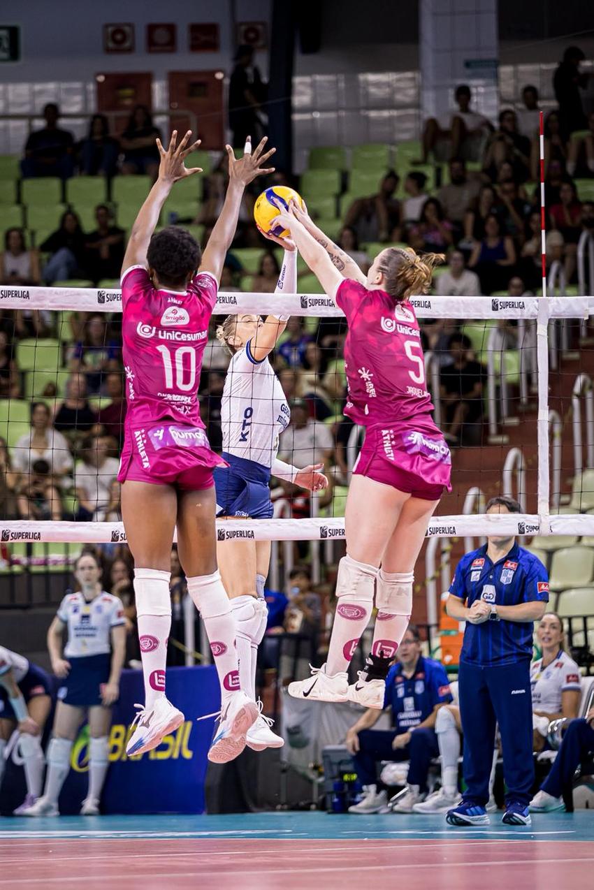 Maringá x Minas pelas quartas de final da Superliga Feminina 25/26 (Foto: Cristiano Trindade)