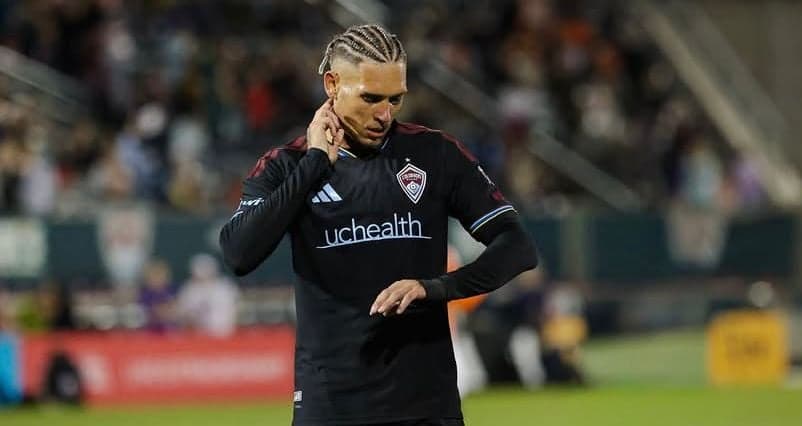 Rafael Navarro, ex-Palmeiras e Botafogo, comemora gol na MLS (Foto: Divulgação)