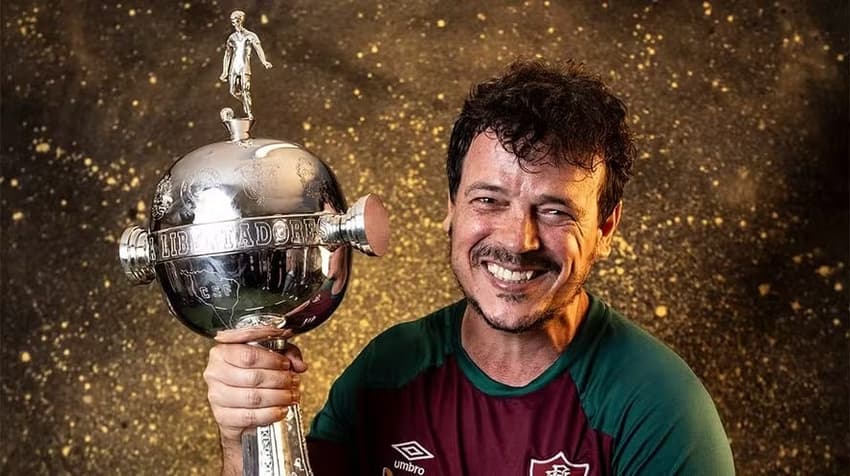 Fernando Diniz foi campeão da Libertadores pelo Fluminense (Foto: Divulgação/CONMEBOL)