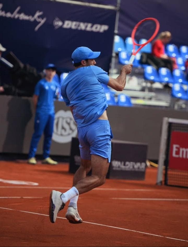 Nuno Borges contra Tomás Etcheverry no ATP 500 de Barcelona (Foto: ATP Tour)