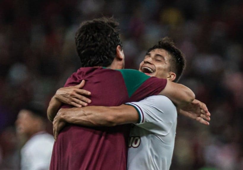 Pirani se destacou ao lado do técnico Fernando Diniz (Foto: Marcelo Gonçalves/FFC)