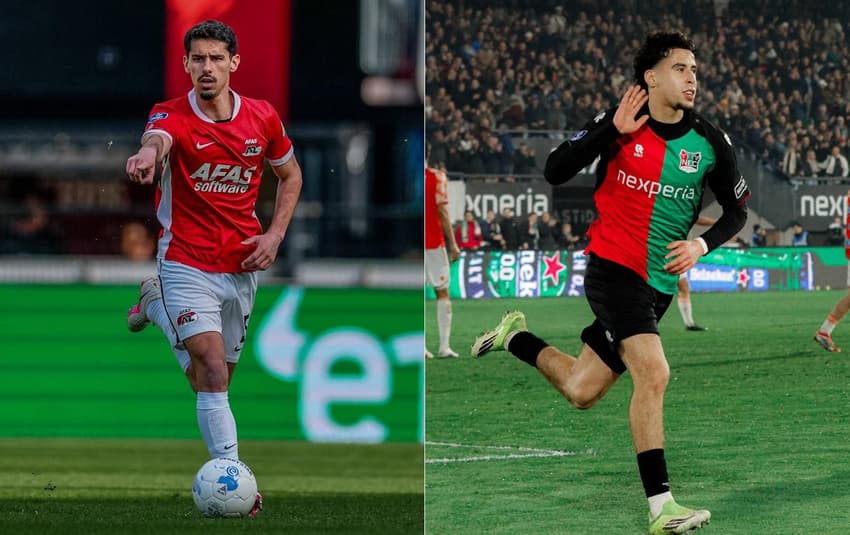 Clubes que não conquistam títulos há alguns anos, farão uma final grandiosa na Copa da Holanda (Foto: Instagram/azalkmaar/necnijmegen)