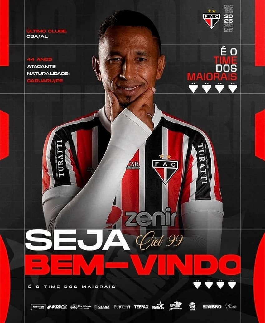 Ciel em anuncio do Ferroviário (Foto: Divulgação)