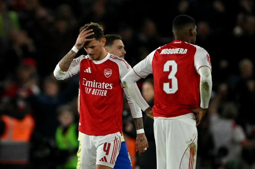 O Arsenal foi eliminado da Copa da Inglaterra pelo Southampton (Foto: Glyn KIRK / AFP)