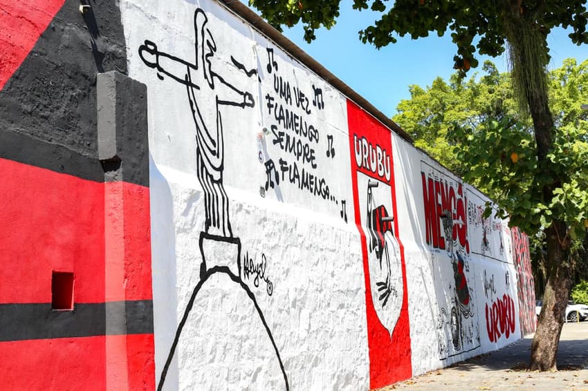 Muro da Gávea (Foto: Divulgação/Flamengo)