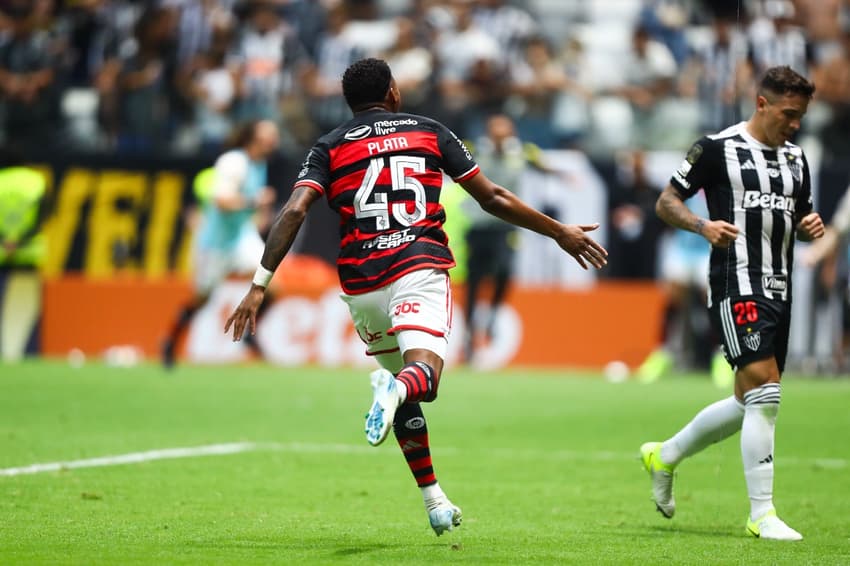 Plata em Atlético-MG x Flamengo na Arena MRV (Foto: Divulgação/Flamengo)