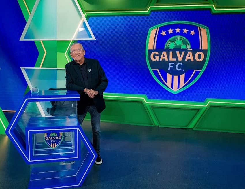Galvão Bueno comanda seu programa no SBT (Foto: Lourival Ribeiro/SBT)