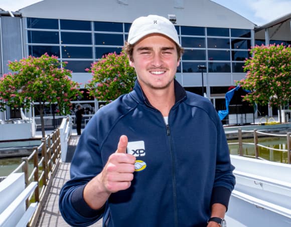 O brasileiro João Fonseca às vésperas da estreia no Masters 1000 de Madri (Reprodução)