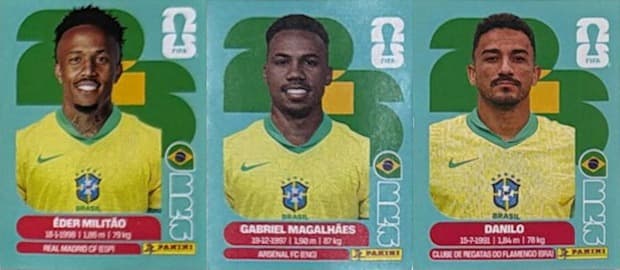 Supostas figurinhas do Brasil no álbum da Copa é divulgado por site