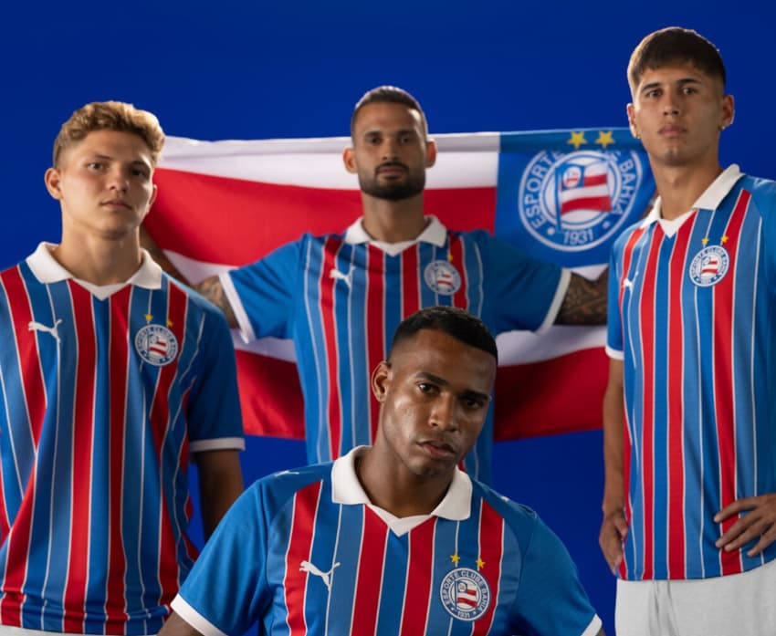 Bahia lança segundo uniforme para a temporada 2026