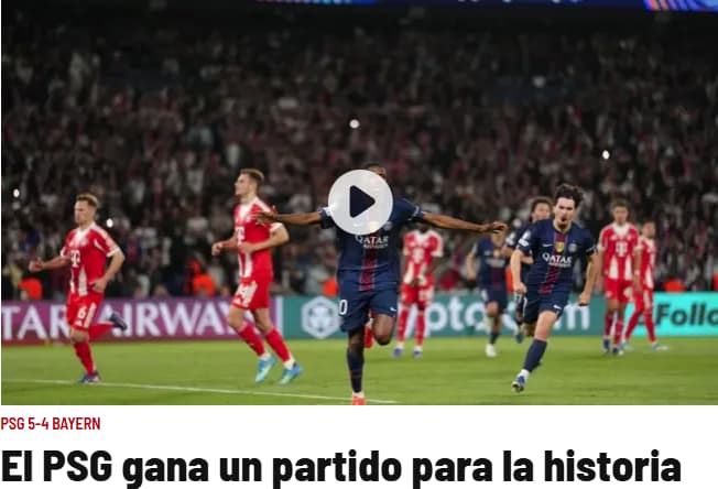 Marca, da Espanha (Foto: Reprodução/Marca)