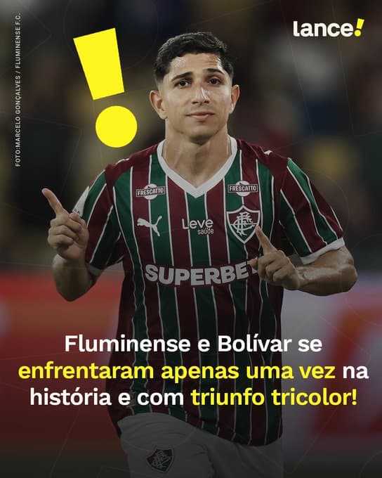 O único jogo disputado entre Fluminense e Bolívar foi um amistoso em 1970, que acabou em vitória Tricolor, com gol de Silas (Foto: X/Lance!)