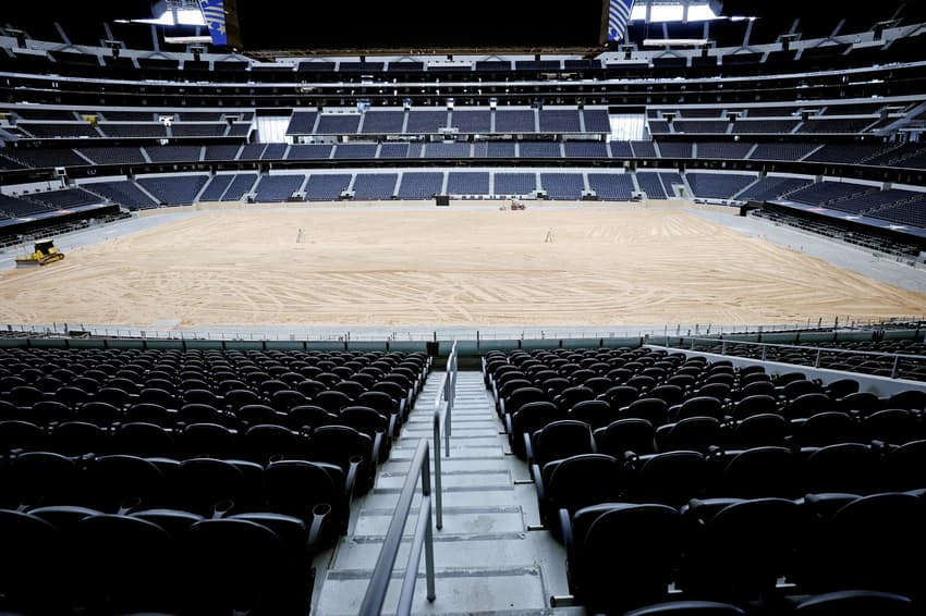 Estádio de Dallas vai ficando pronto para a Copa do Mundo
