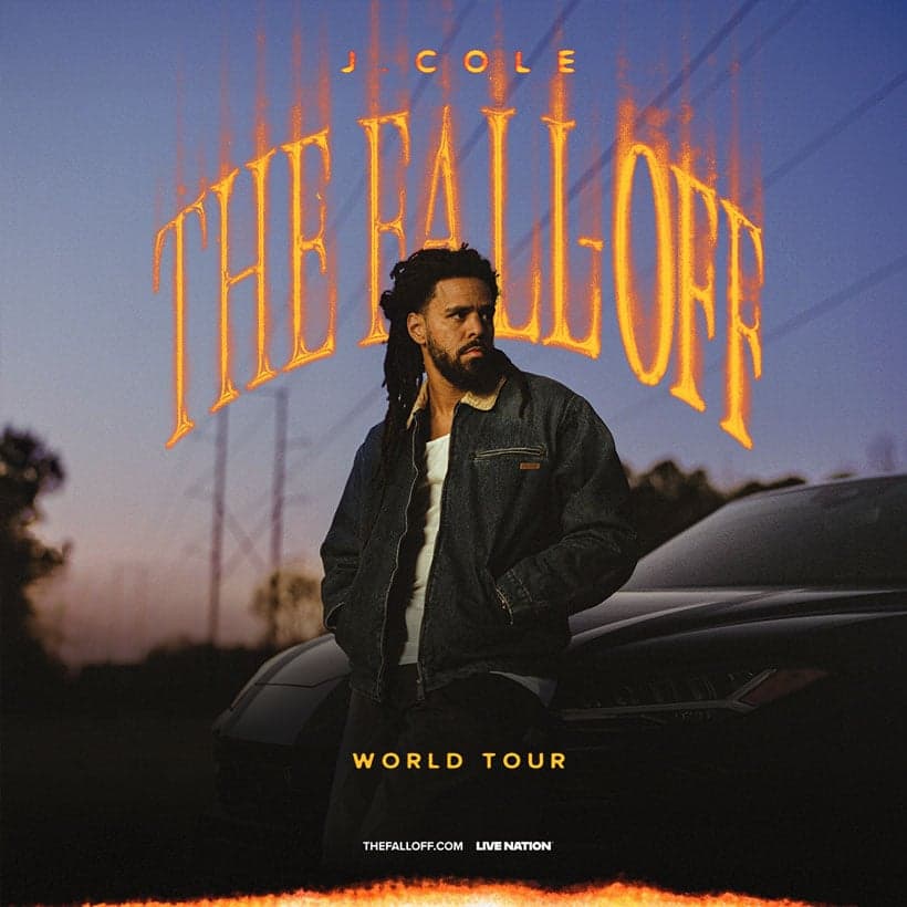Poster da nova turnê de J Cole (Foto: Divulgação/Instagram)