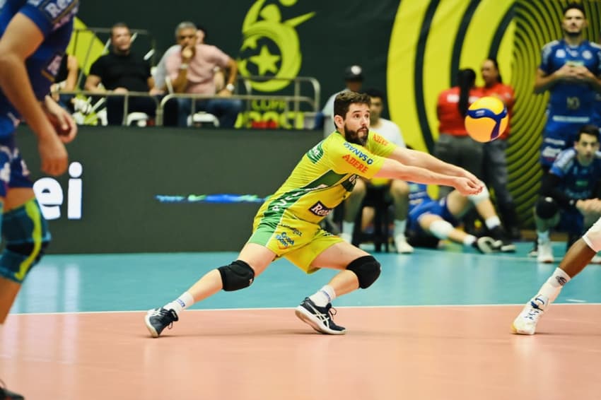 Lukinha, do Campinas, em ação na final da Copa Brasil de Vôlei Masculino 2026 (Foto: Rafael de Paula/Usina de Ideias/CBV)
