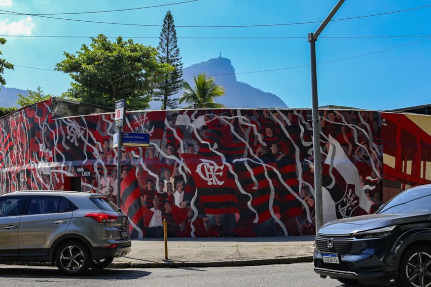 Muro da Gávea (Foto: Divulgação/Flamengo)