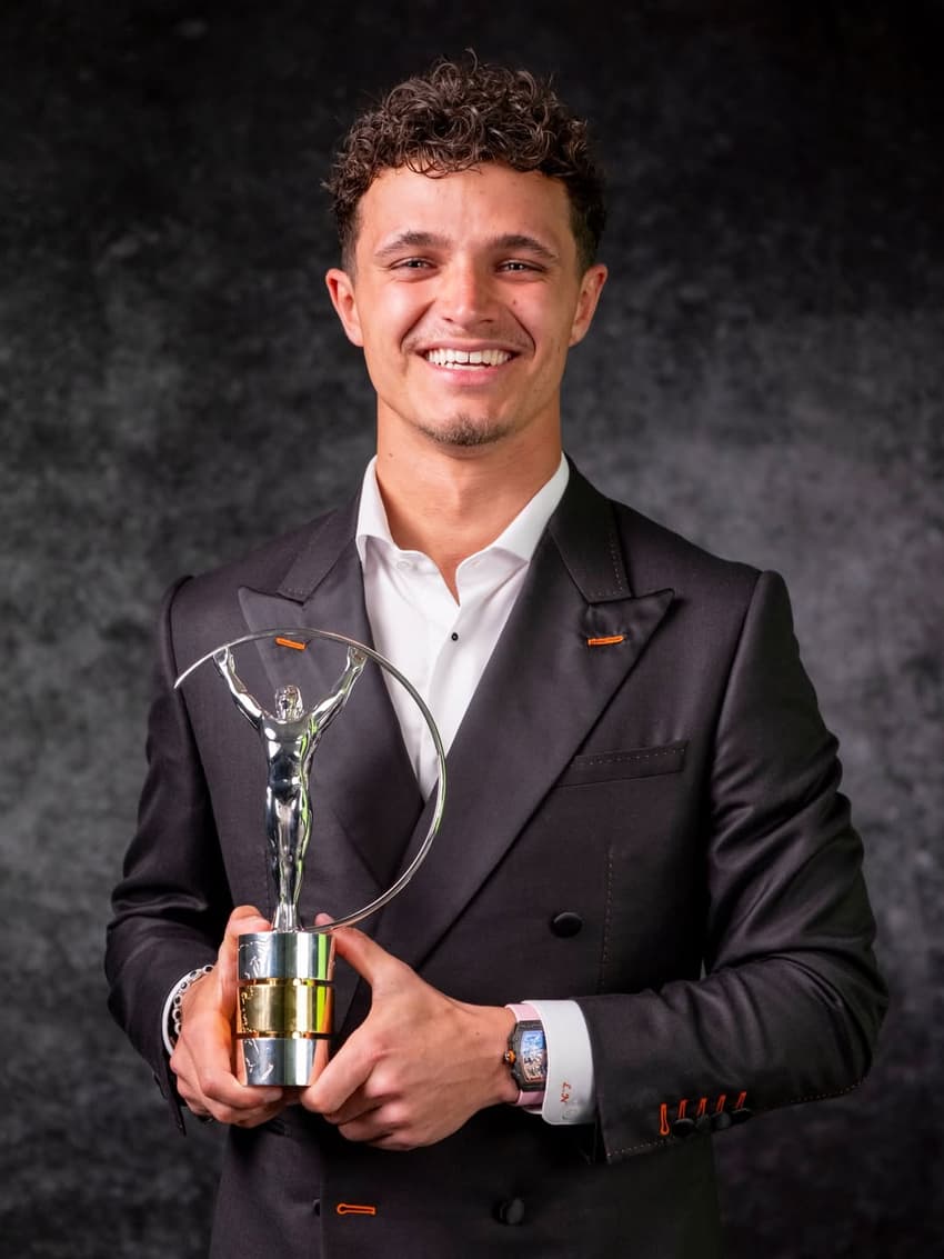 Lando Norris venceu o Prêmio Laureus de Revelação do Ano