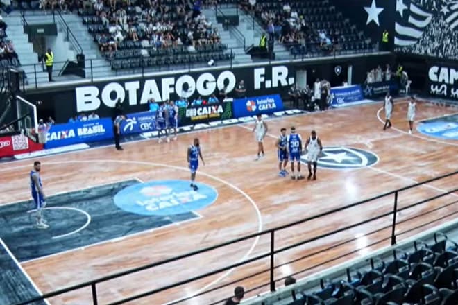 Botafogo x Cruzeiro pelo NBB 2025/2026 (Foto: Reprodução/NSports)