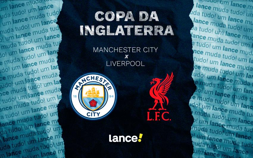 Manchester City x Liverpool (Foto: Arte/Lance!)