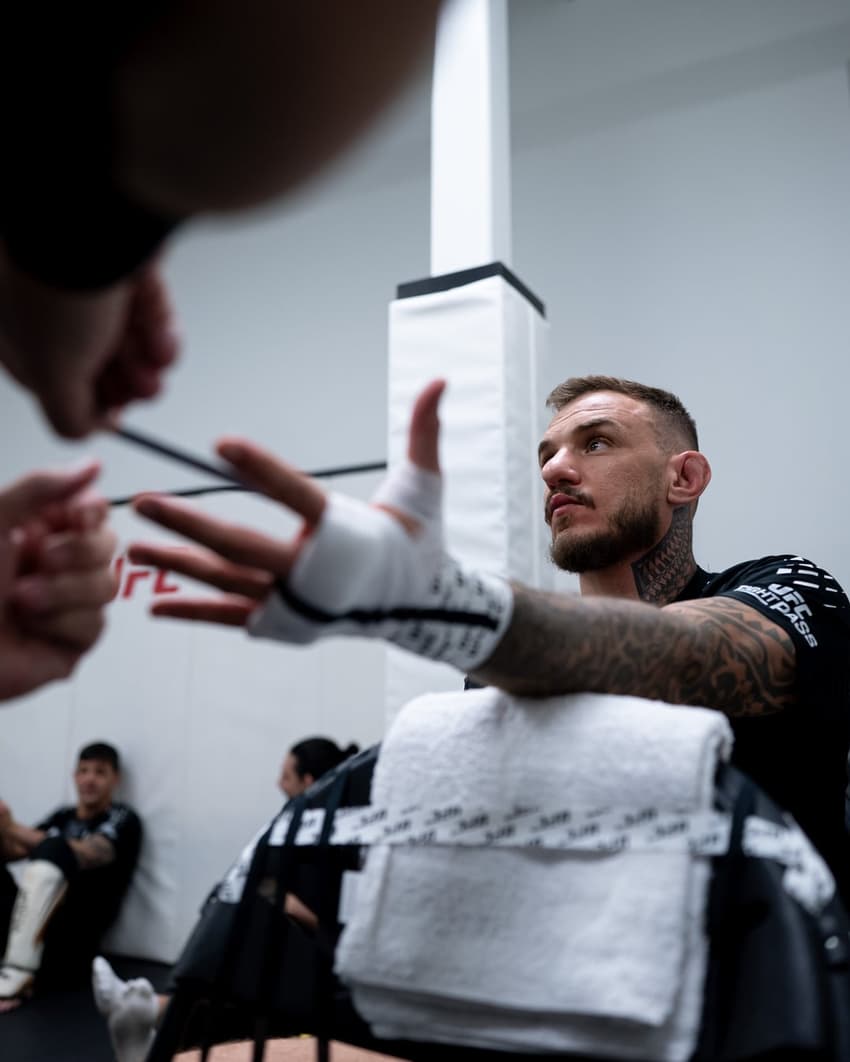 Renato Moicano no UFC Vegas 115 (Foto: Reprodução/ X)
