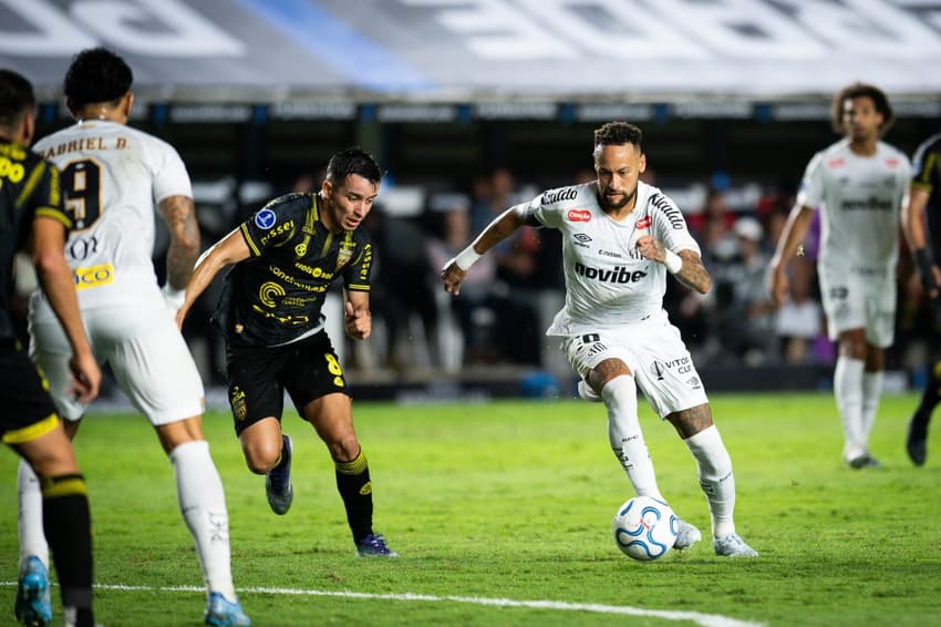 Clube paulista é o lanterna de seu grupo na competição internacional (Foto: Rebeca Schumacker/Ofotográfico/Folhapress) ORG XMIT: Repórter Fotográfico