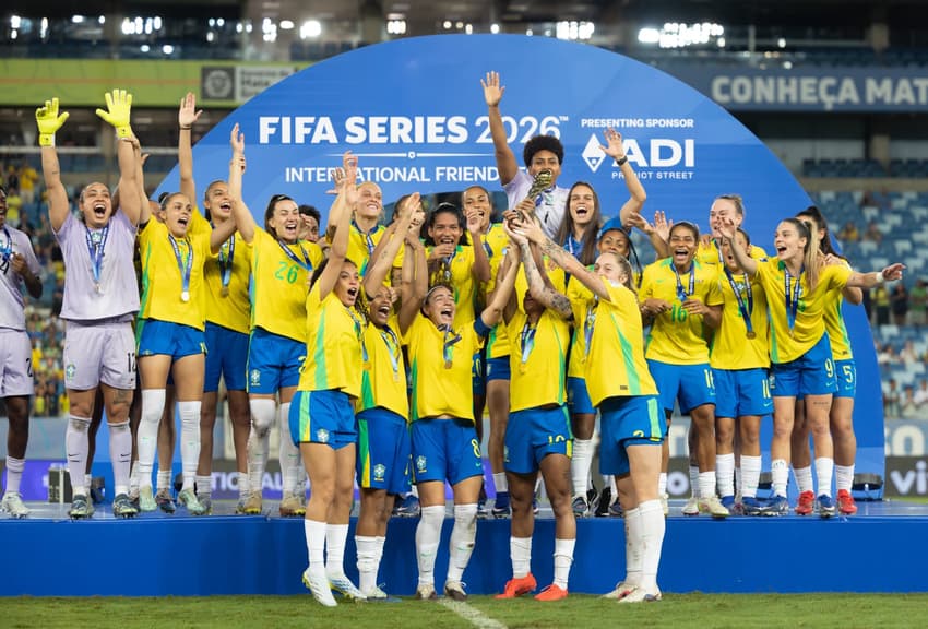 Seleção Brasileira é campeã da Fifa Series 2026. (Foto: Lívia Villas Boas/CBF)